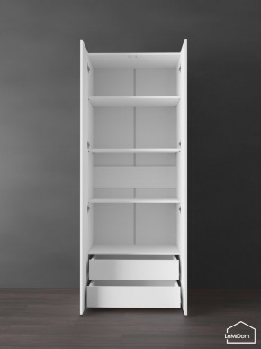 Шкаф Linnea MHR-2PO-4 2050х800х510 (Белый-М 11.1.2) в Салехарде - salekhard.ok-mebel.com | фото 6
