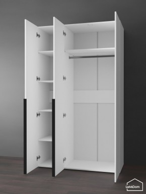 Шкаф Linnea MHR-3-1 2050х1200х510 (Белый-М 11.1.2) в Салехарде - salekhard.ok-mebel.com | фото 5