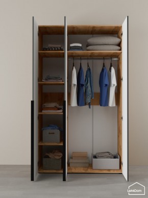 Шкаф Linnea MHR-3-1 2050х1200х510 (ДВ-М 11.1.25) в Салехарде - salekhard.ok-mebel.com | фото 4