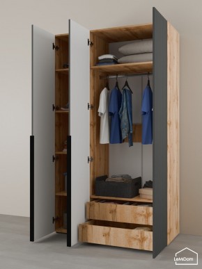 Шкаф Linnea MHR-3-2 2050х1200х510 (ДВ-М 11.1.25) в Салехарде - salekhard.ok-mebel.com | фото 6