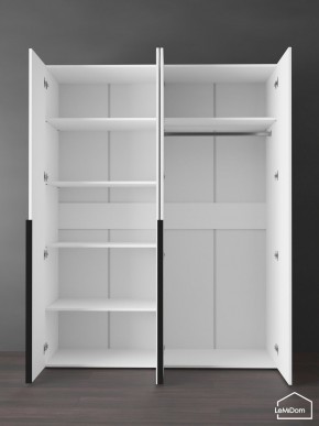Шкаф Linnea MHR-4-1 2050х1600х510 (Белый-М 11.1.2) в Салехарде - salekhard.ok-mebel.com | фото 4