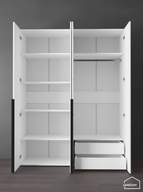 Шкаф Linnea MHR-4-2 2050х1600х510 (Белый-М 11.1.1) в Салехарде - salekhard.ok-mebel.com | фото 5