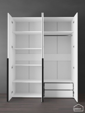 Шкаф Linnea MHR-4-2 2050х1600х510 (Белый-М 11.1.2) в Салехарде - salekhard.ok-mebel.com | фото 6