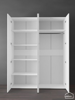 Шкаф Linnea MHR-4PO-1 2050х1600х510 (Белый-М 11.1.2) в Салехарде - salekhard.ok-mebel.com | фото 4