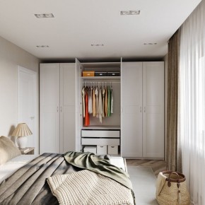 Шкаф МАКС двухдверный, цвет белый в Салехарде - salekhard.ok-mebel.com | фото 4