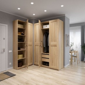 Шкаф МАКС двухдверный, цвет Дуб Сонома в Салехарде - salekhard.ok-mebel.com | фото 4
