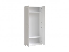 Шкаф МАКС двухстворчатый, цвет белый в Салехарде - salekhard.ok-mebel.com | фото 2