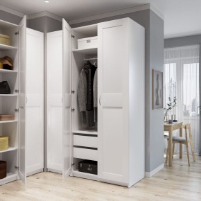 Шкаф МАКС однодверный, цвет белый в Салехарде - salekhard.ok-mebel.com | фото 4