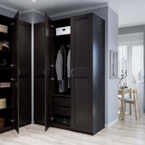 Шкаф МАКС однодверный, цвет Дуб Венге в Салехарде - salekhard.ok-mebel.com | фото 4