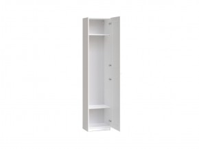 Шкаф МАКС однодверный узкий, цвет белый в Салехарде - salekhard.ok-mebel.com | фото 2