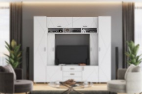 Шкаф настенный "Сандра" 1700 (Белый лофт) в Салехарде - salekhard.ok-mebel.com | фото 2