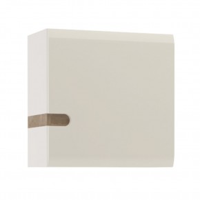 Шкаф навесной 1D/TYP 65, LINATE ,цвет белый/сонома трюфель в Салехарде - salekhard.ok-mebel.com | фото 2
