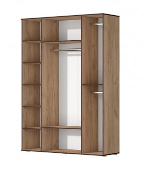 Шкаф Норден 1600 (Дуб Крафт золотой) в Салехарде - salekhard.ok-mebel.com | фото 2
