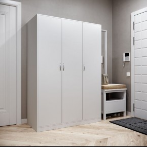 Шкаф ОРИОН трехдверный, цвет белый в Салехарде - salekhard.ok-mebel.com | фото 2