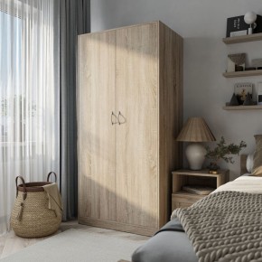Шкаф ПЕГАС двухдверный, цвет Дуб Сонома в Салехарде - salekhard.ok-mebel.com | фото 4