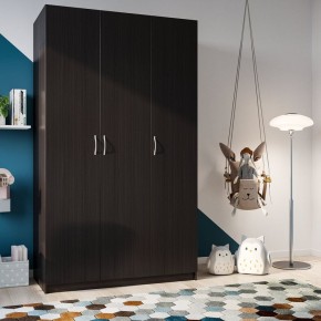 Шкаф ПЕГАС трехдверный, цвет Дуб Венге в Салехарде - salekhard.ok-mebel.com | фото 2