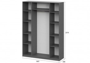 Шкаф платяной Даиго в Салехарде - salekhard.ok-mebel.com | фото 3
