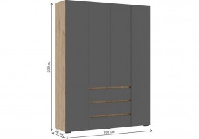 Шкаф платяной Элла в Салехарде - salekhard.ok-mebel.com | фото 3