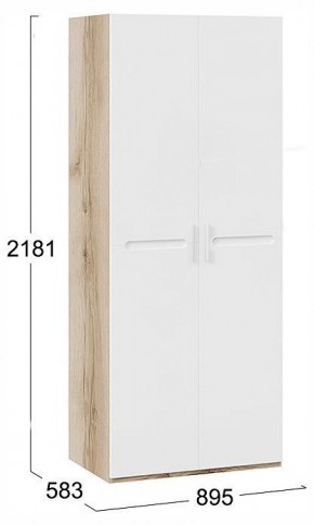 Шкаф платяной Фьюжн ТД-260.07.02 в Салехарде - salekhard.ok-mebel.com | фото 4