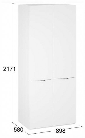 Шкаф платяной Глосс СМ-319.07.003 в Салехарде - salekhard.ok-mebel.com | фото 4