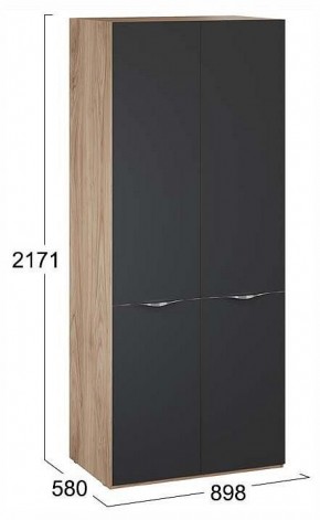 Шкаф платяной Глосс СМ-319.07.003 в Салехарде - salekhard.ok-mebel.com | фото 4