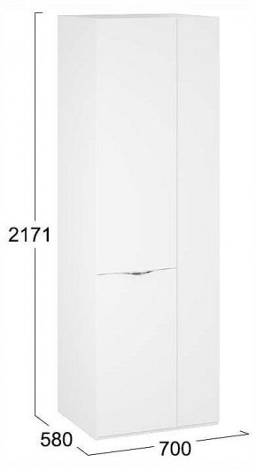 Шкаф платяной Глосс СМ-319.07.006 в Салехарде - salekhard.ok-mebel.com | фото 4