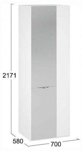 Шкаф платяной Глосс СМ-319.07.007 в Салехарде - salekhard.ok-mebel.com | фото 4