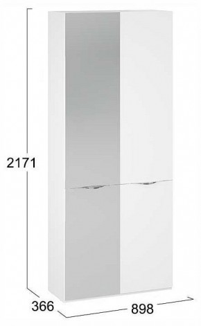 Шкаф платяной Глосс СМ-319.07.015 в Салехарде - salekhard.ok-mebel.com | фото 4