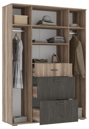 Шкаф платяной Паркинс в Салехарде - salekhard.ok-mebel.com | фото 2