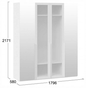Шкаф платяной Порто СМ-393.07.115 в Салехарде - salekhard.ok-mebel.com | фото 4