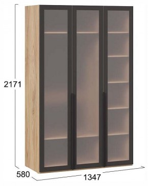 Шкаф платяной Порто СМ-393.07.117 в Салехарде - salekhard.ok-mebel.com | фото 4