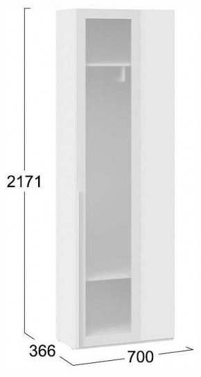 Шкаф платяной Порто СМ-393.07.233 в Салехарде - salekhard.ok-mebel.com | фото 4