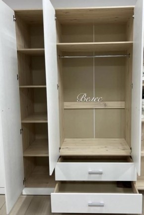 Шкаф "Милана" 3-х створчатый с 2 ящиками в Салехарде - salekhard.ok-mebel.com | фото 2