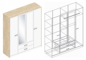 Шкаф "Милана" 4-х створчатый в Салехарде - salekhard.ok-mebel.com | фото 3