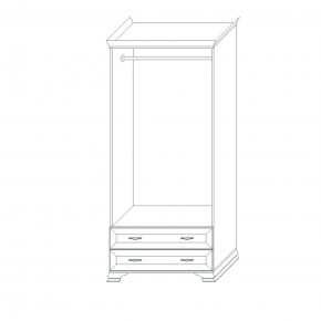 Шкаф распашной двухдверный Сиена в Салехарде - salekhard.ok-mebel.com | фото 12