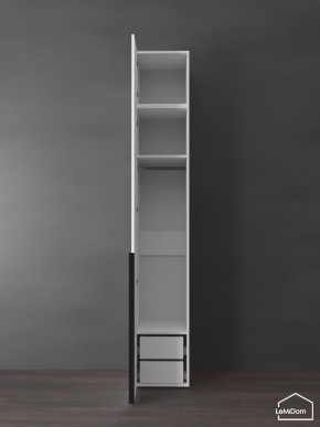 Шкаф с антресолью Linnea MHR-1A-3 2450х400х510 (Белый-М 11.1.2) в Салехарде - salekhard.ok-mebel.com | фото 5