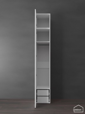 Шкаф с антресолью Linnea MHR-1POA-3 2450х400х510 (Белый-М 11.1.1) в Салехарде - salekhard.ok-mebel.com | фото 5