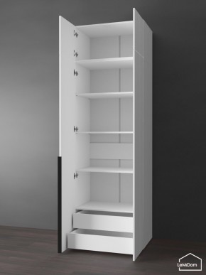 Шкаф с антресолью Linnea MHR-2A-4 2450х800х510 (Белый-М 11.1.2) в Салехарде - salekhard.ok-mebel.com | фото 5