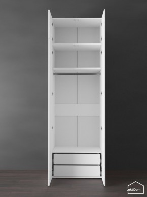Шкаф с антресолью Linnea MHR-2POA-3 2450х800х510 (Белый-М 11.1.1) в Салехарде - salekhard.ok-mebel.com | фото 5