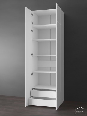Шкаф с антресолью Linnea MHR-2POA-4 2450х800х510 (Белый-М 11.1.1) в Салехарде - salekhard.ok-mebel.com | фото 5
