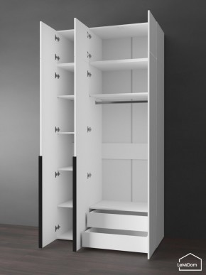 Шкаф с антресолью Linnea MHR-3A-2 2450х1200х510 (Белый-М 11.1.2) в Салехарде - salekhard.ok-mebel.com | фото 5