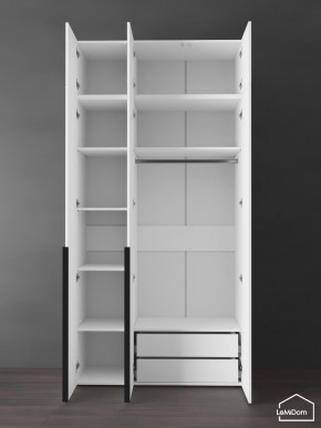 Шкаф с антресолью Linnea MHR-3A-2 2450х1200х510 (Белый-М 11.1.2) в Салехарде - salekhard.ok-mebel.com | фото 6