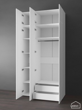 Шкаф с антресолью Linnea MHR-3POA-2 2450х1200х510 (Белый-М 11.1.1) в Салехарде - salekhard.ok-mebel.com | фото 5