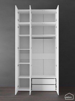 Шкаф с антресолью Linnea MHR-3POA-2 2450х1200х510 (Белый-М 11.1.1) в Салехарде - salekhard.ok-mebel.com | фото 6