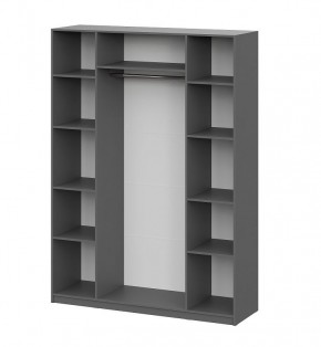 Шкаф ШК-5 (1600) Графит серый в Салехарде - salekhard.ok-mebel.com | фото 3