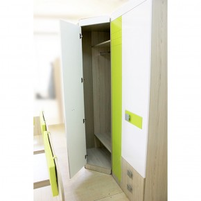 Шкаф угловой 700 Стиль № 3 (туя светлая/лайм) в Салехарде - salekhard.ok-mebel.com | фото 4