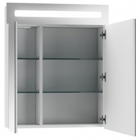 Шкаф-зеркало Аврора 60 с подсветкой LED Домино (DV8005HZ) в Салехарде - salekhard.ok-mebel.com | фото 2