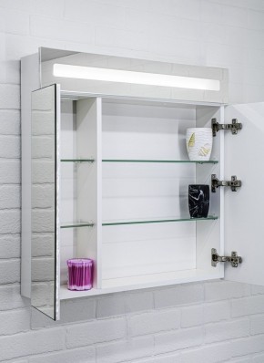 Шкаф-зеркало Аврора 60 с подсветкой LED Домино (DV8005HZ) в Салехарде - salekhard.ok-mebel.com | фото 7