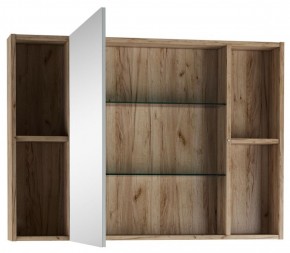 Шкаф-зеркало Craft 100 левый/правый Домино (DCr2206HZ) в Салехарде - salekhard.ok-mebel.com | фото 2