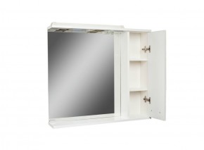 Шкаф-зеркало Cube 75 Эл. Правый Домино (DC5009HZ) в Салехарде - salekhard.ok-mebel.com | фото 2